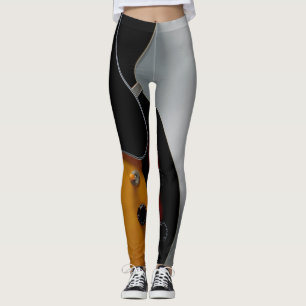 Pretty Acoustic Guitar Leggings
