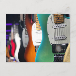 Pretty Acoustic Guitar Postcard