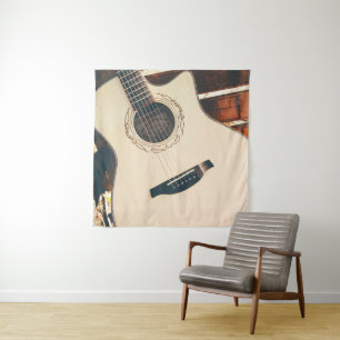 Pretty Acoustic Guitar Tapestry