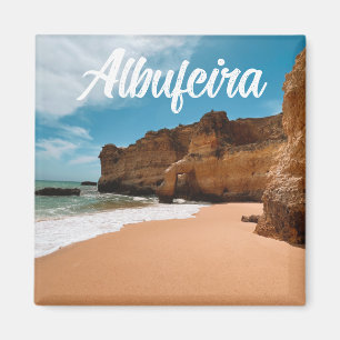 Pretty Albufeira in the Algarve in Portugal Magnet