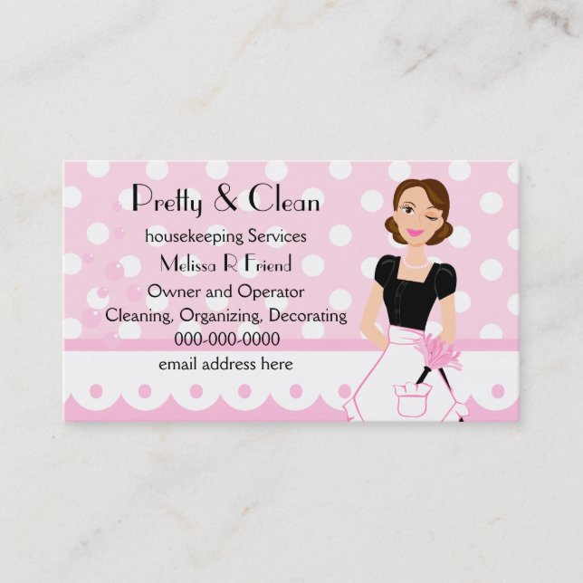 Pretty And Clean Appointment Card (Front)