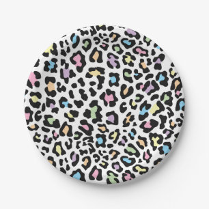 Pretty and Colourful Animal Print Paper Plate
