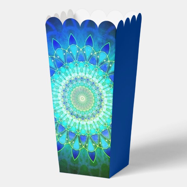 Pretty And Colourfully Mandala / Kaleidoscope 6a Favour Box (Front)