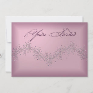 PRETTY AND PINK - FEMININE INVITATION FOR PARTIES