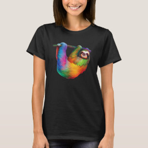 Pretty And Slothy Pride Viral  Graphics T-Shirt