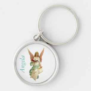 Pretty Angel Custom Keychain