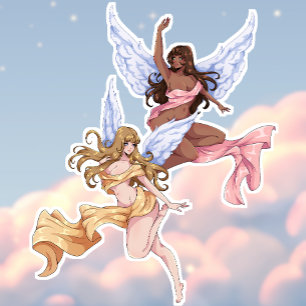 Pretty Angels Sticker