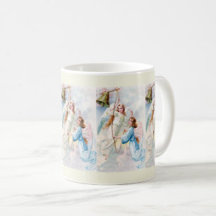 Pretty Angels With Bell Coffee Mug