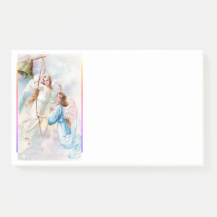 Pretty Angels With Bell Post-it Notes