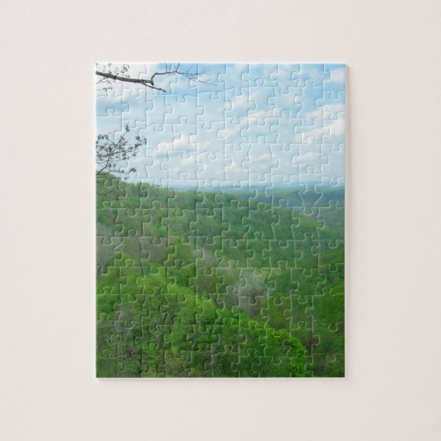 Pretty Appalachian Overlook Jigsaw Puzzle (Vertical)