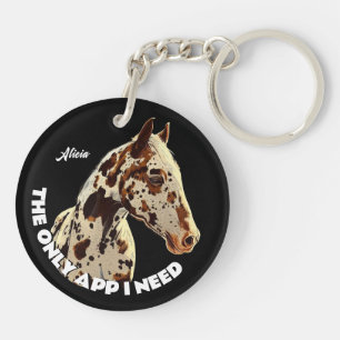 Pretty Appaloosa Key Ring