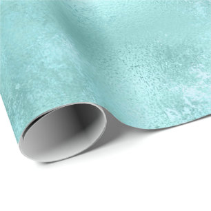 Pretty Aqua Mint Wrapping Paper