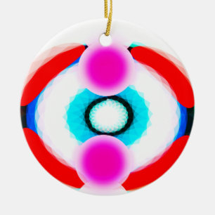 Pretty art ceramic ornament