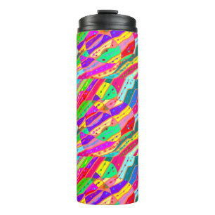 Pretty art decor as sweet as candy colours design thermal tumbler