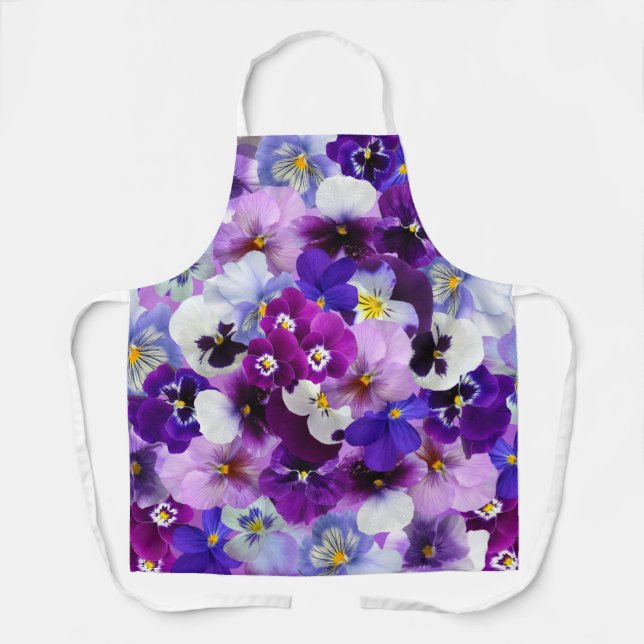 Pretty as a Pansy Apron (Front)