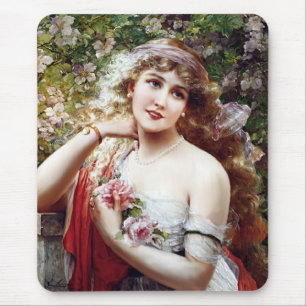 Pretty as a Rose Mouse Pad