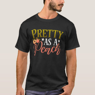Pretty As Peach Summer Tropical Peach Fruit T-Shirt