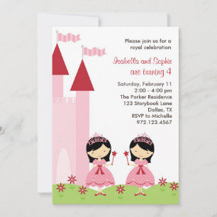 Pretty Asian Princess Invitation