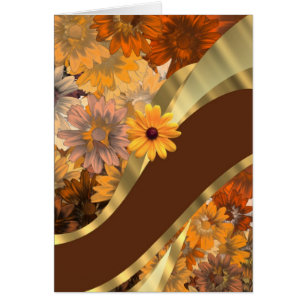 Pretty autumn floral pattern
