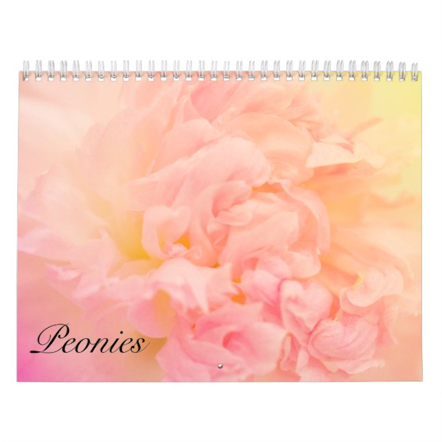 Pretty Awesome Peonies  Calendar (Cover)