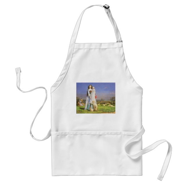 Pretty Baa Lambs by Ford Madox Brown Standard Apron (Front)