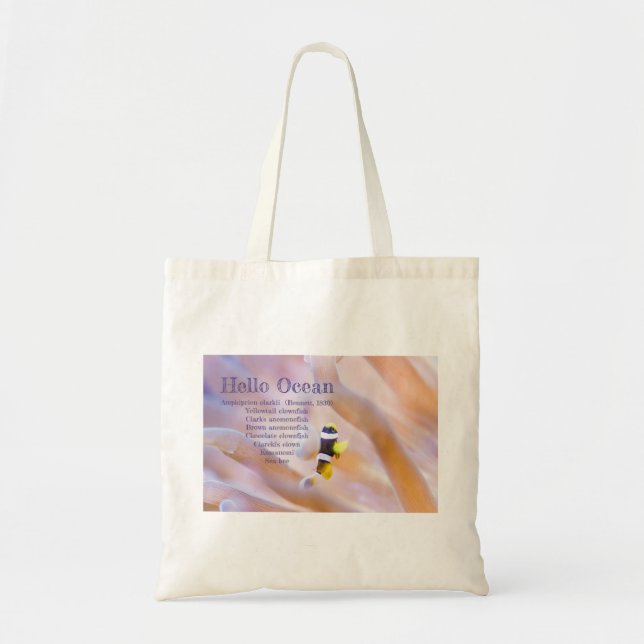 pretty baby anemone fish tote bag (Front)