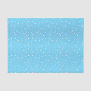 Pretty Baby Blue and White Stars Tissue Paper