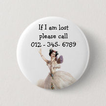 Pretty Ballerina Fairy,  Child Emergency Contact