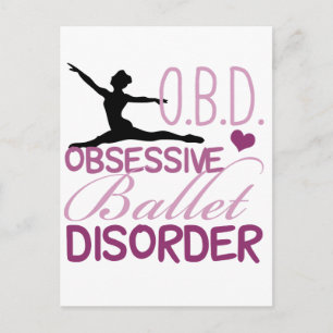 Pretty Ballet Postcard