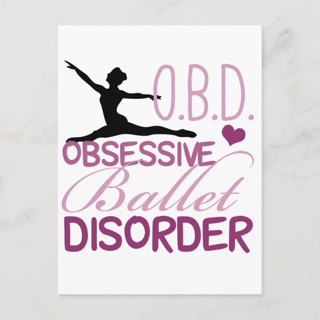 Pretty Ballet Postcard (Front)