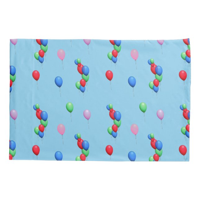 Pretty Balloons Pillowcase (Back)