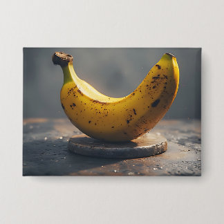 Pretty Banana on a Stone Pedestal