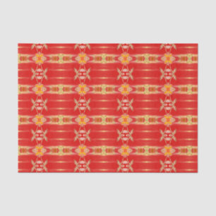 Pretty Barn Red And Elegant Tissue Paper