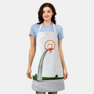 Pretty Basketball Artwork Apron