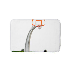 Pretty Basketball Artwork Bath Mat