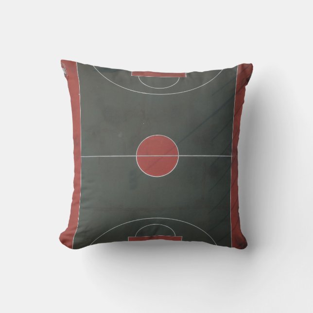 Pretty Basketball Artwork Cushion (Front)