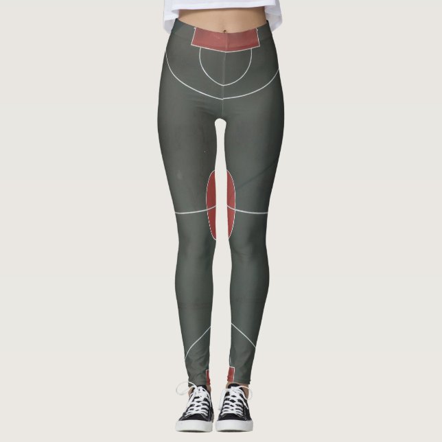 Pretty Basketball Artwork Leggings (Front)