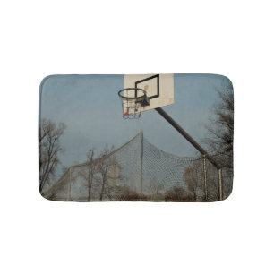 Pretty Basketball Bath Mat