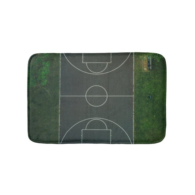 Pretty Basketball Bath Mat (Front)