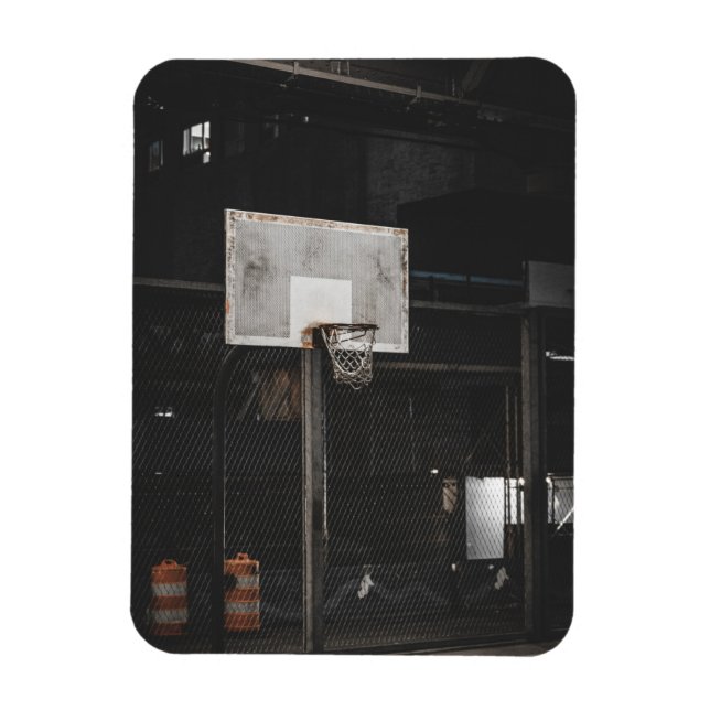 Pretty Basketball Design Magnet (Vertical)