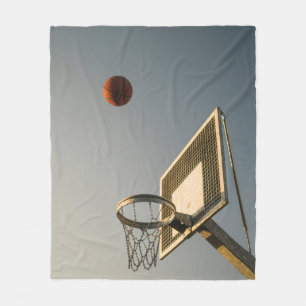 Pretty Basketball Gift Fleece Blanket