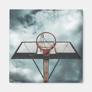 Pretty Basketball Gift Magnet
