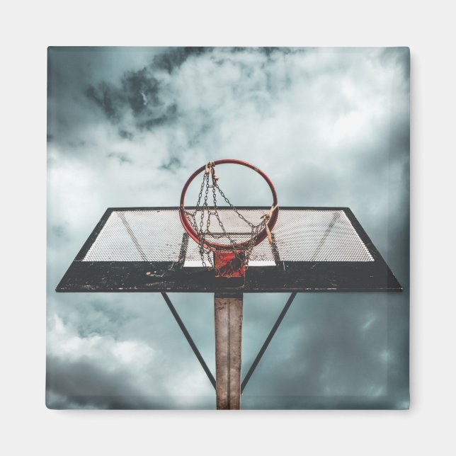 Pretty Basketball Gift Magnet (Front)