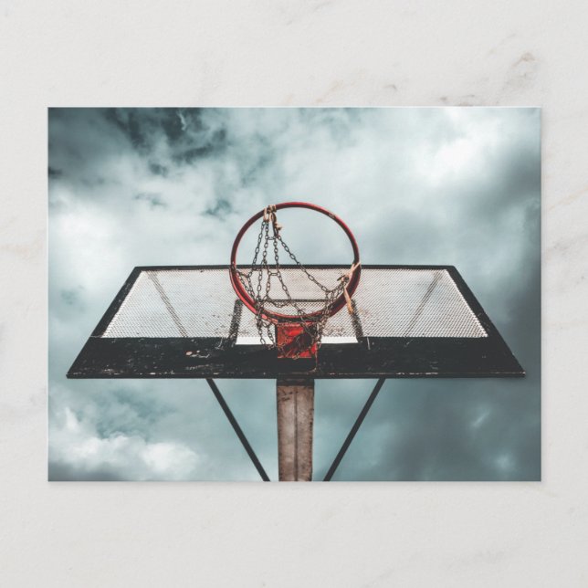Pretty Basketball Gift Postcard (Front)