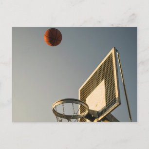 Pretty Basketball Gift Postcard