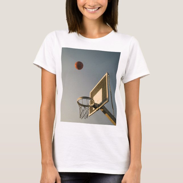 Pretty Basketball Gift T-Shirt (Front)