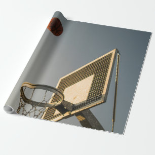 Pretty Basketball Gift Wrapping Paper