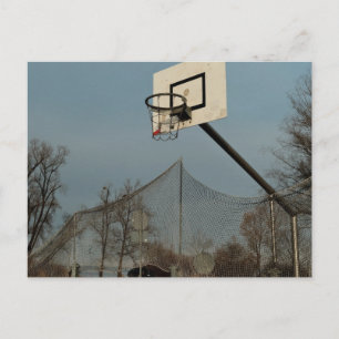 Pretty Basketball Postcard