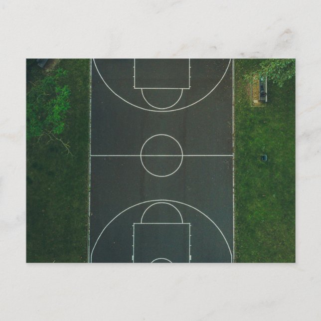 Pretty Basketball Postcard (Front)