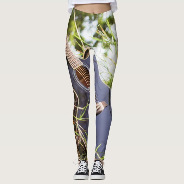 Pretty Bass Guitar Leggings (Front)